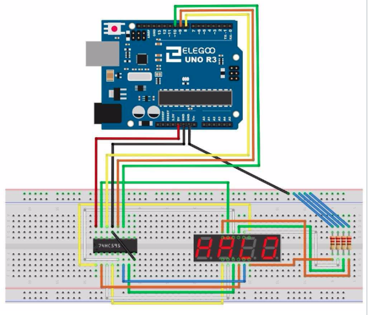 Solved Using the schematic below, with a shift register and | Chegg.com