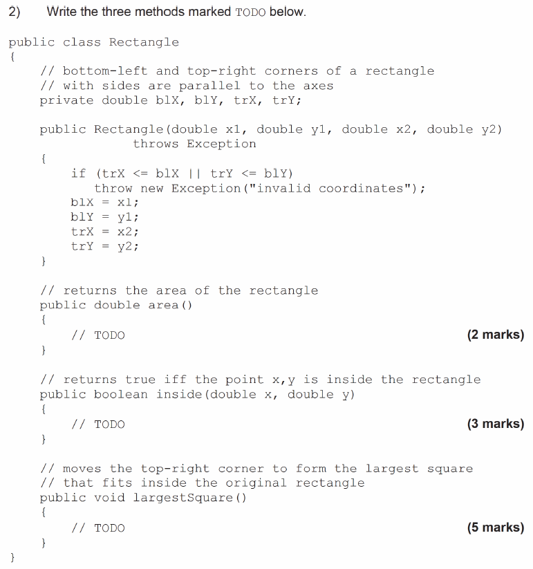 Solved 1a) Write a Java class Country to represent a country | Chegg.com