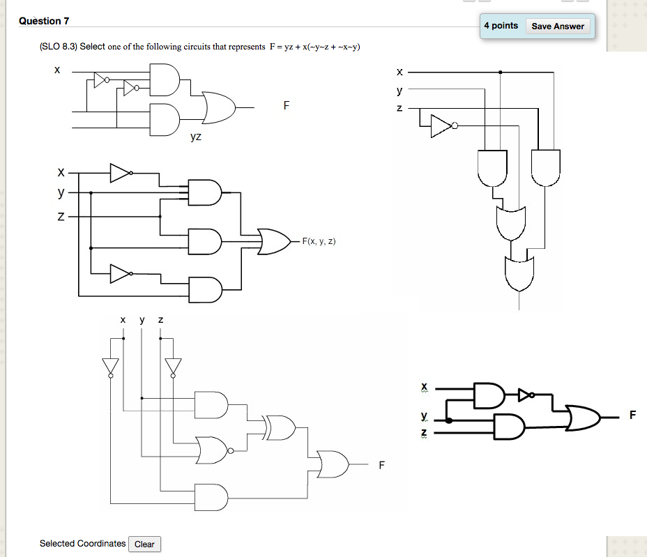 Solved Select one of the following circuits that represents | Chegg.com