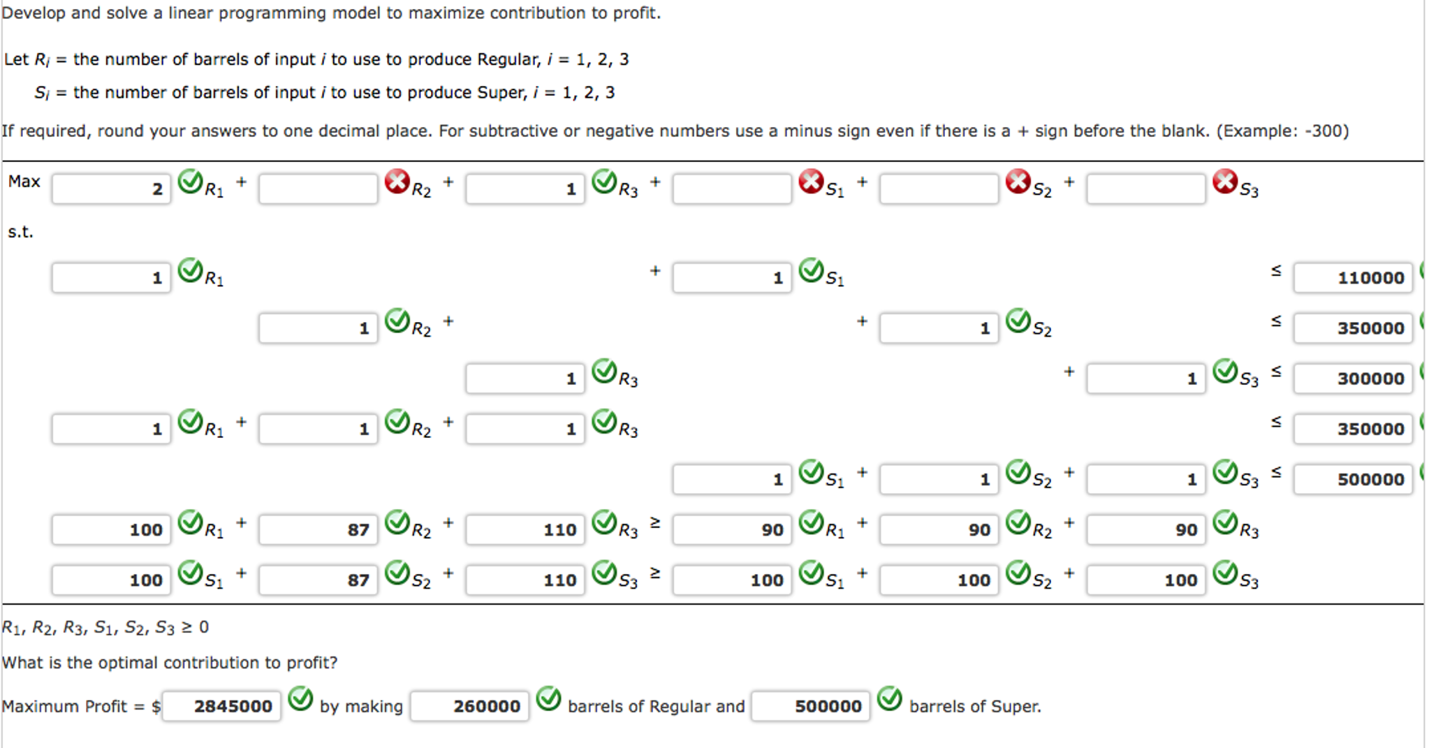 Solved I need the answers for the maximizing formula please | Chegg.com