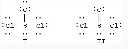 Solved two resonance forms for socl2 are given below. Which | Chegg.com