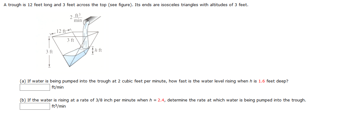 solved-a-trough-is-12-feet-long-and-3-feet-across-the-top-chegg