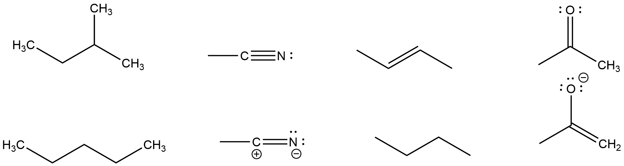 Solved Which of the following pairs of structures are | Chegg.com