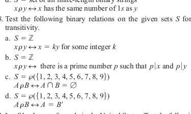 Solved (Discrete MATH) Test The Following Binary | Chegg.com