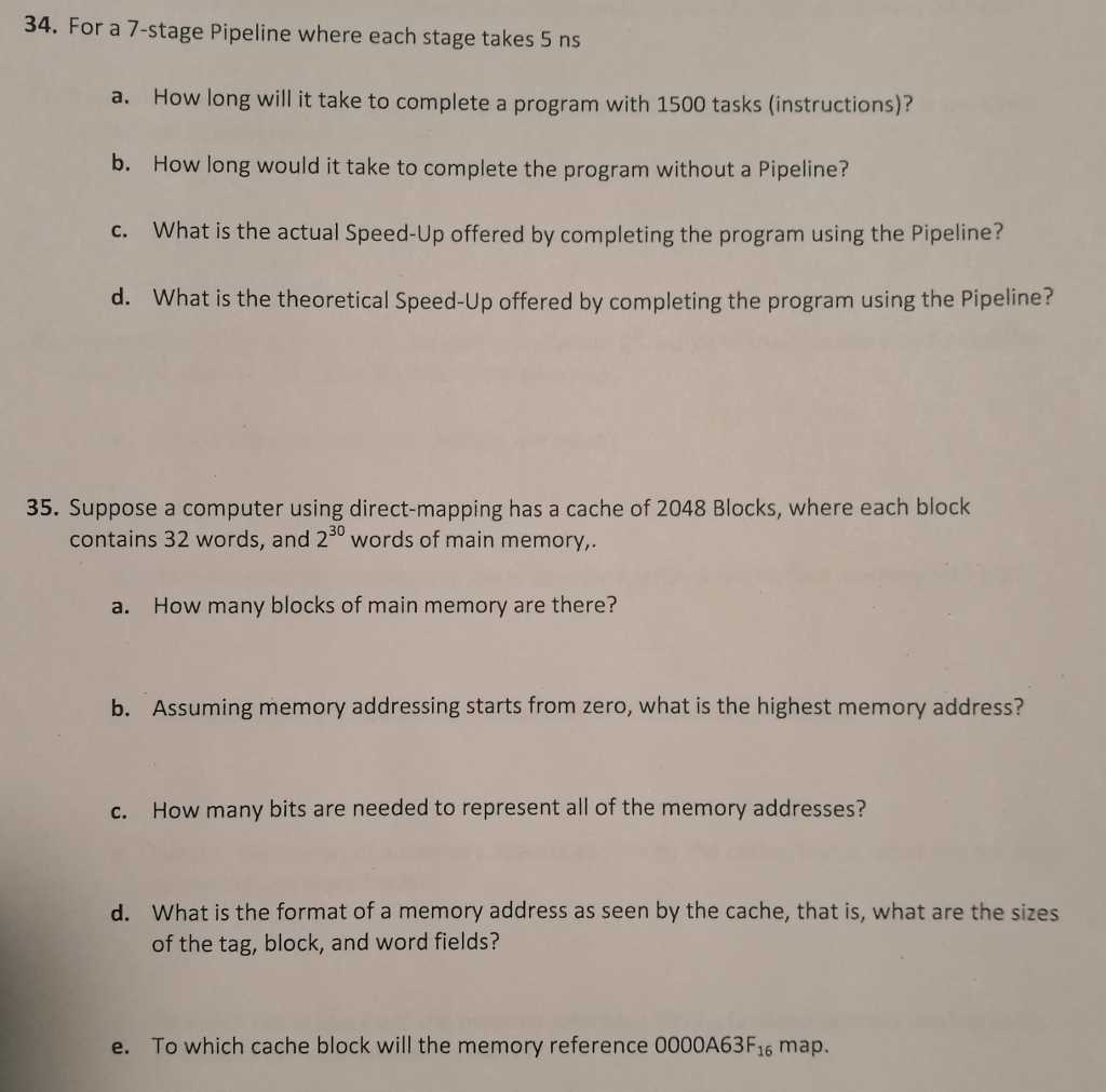 solved-for-a-7-stage-pipeline-where-each-stage-takes-5-ns-chegg