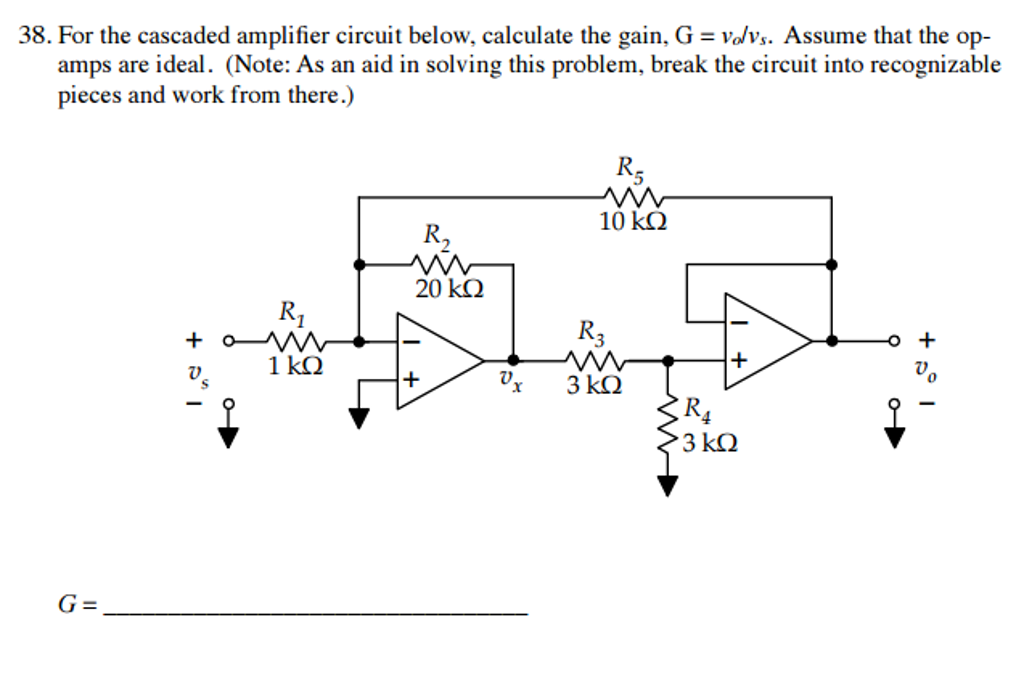 non investing amplifier circuit calculator watts