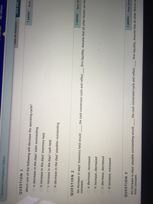 Solved Which one of the following will decrease the | Chegg.com