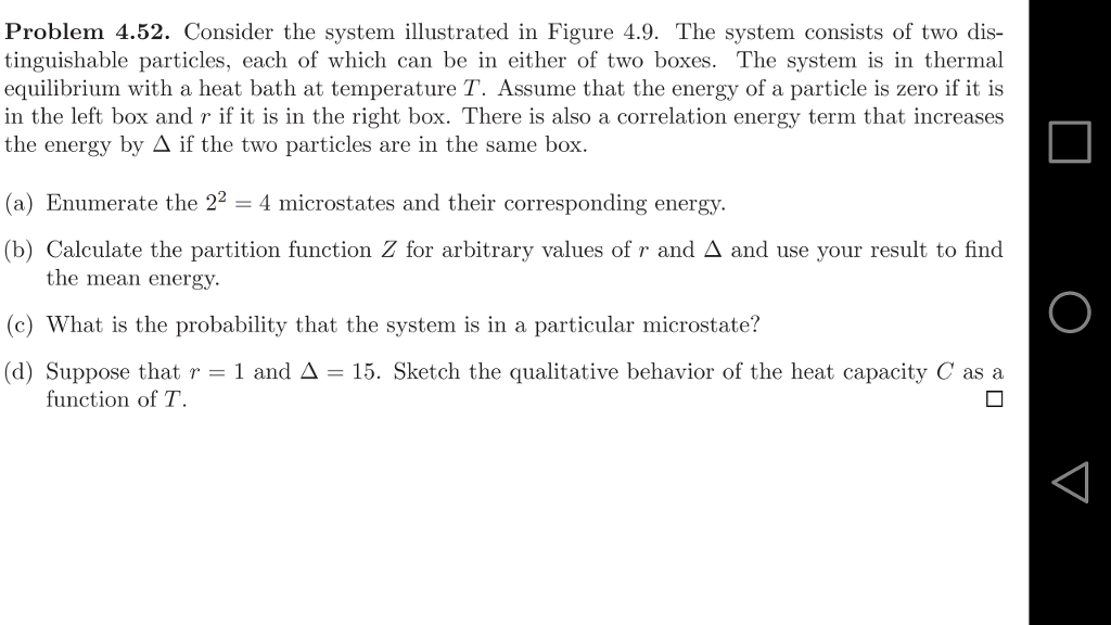 Solved Consider the system illustrated in Figure 4.9. The | Chegg.com