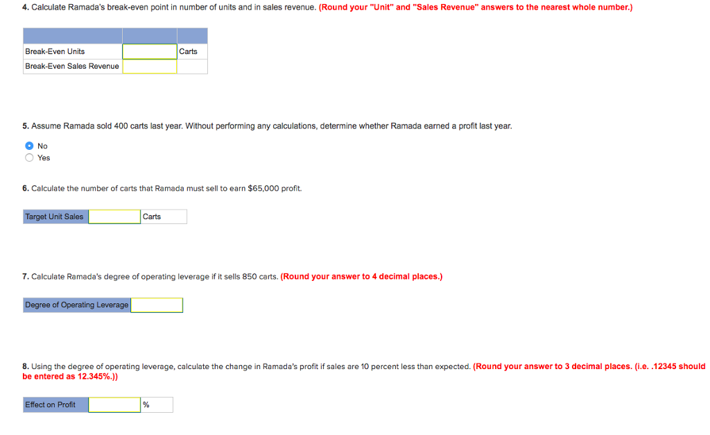 Solved PA64 Analyzing BreakEven Point, Target Profit,