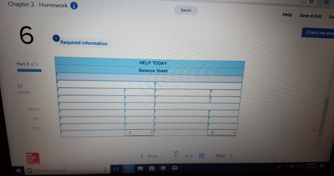 Solved Chapter 2-Homework Saved Help Save &Exit S 6 Check my | Chegg.com
