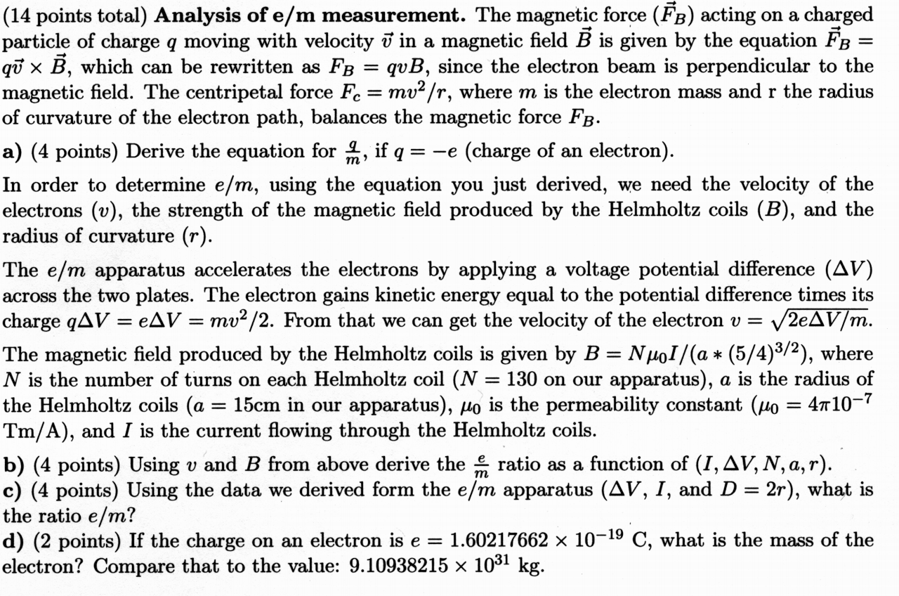 solved-analysis-of-e-m-measurement-the-magnetic-force-f-b-chegg