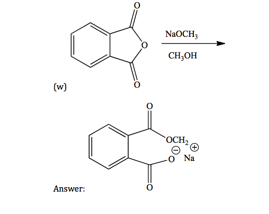 Solved NaOCH3 CH3OH OCH2 Answer: | Chegg.com
