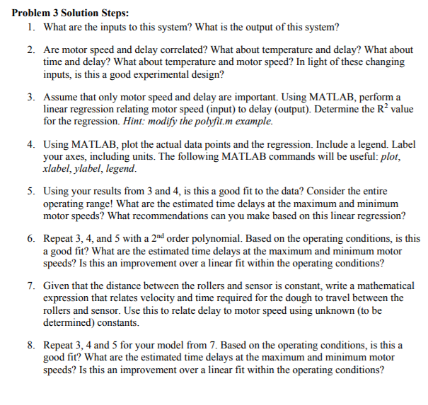 Mechatronics Engineering Math Problems Solved Problem 3: You have been hired as a mechatronics | Chegg.com