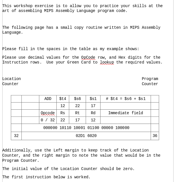 Solved This workshop exercise is to allow you to practice | Chegg.com