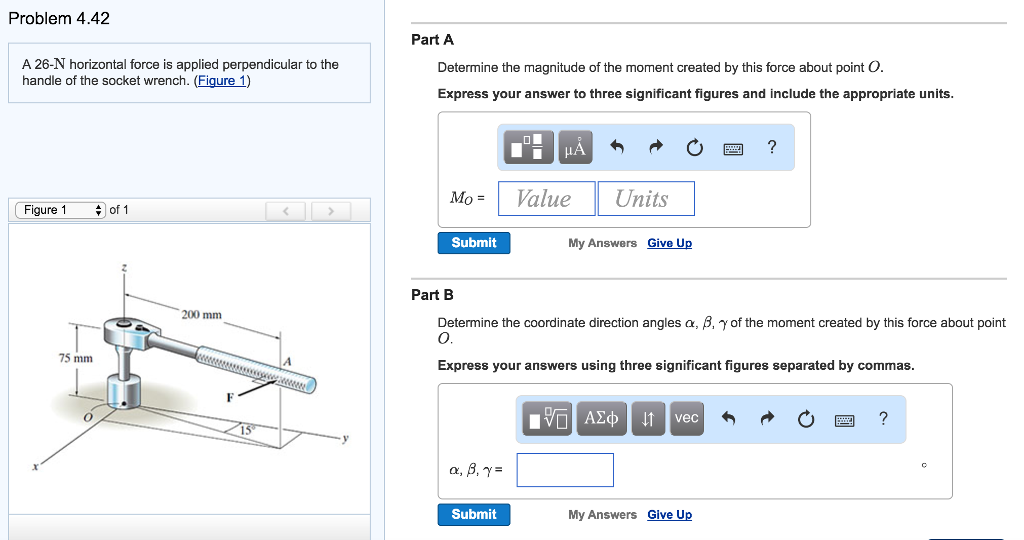 Solved A 26-N horizontal force is applied perpendicular to | Chegg.com