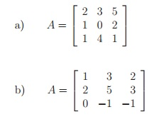 Solved For each matrix A below, find a basis of the image | Chegg.com
