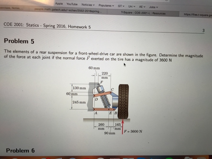 solved-the-elements-of-a-rear-suspension-for-a-chegg