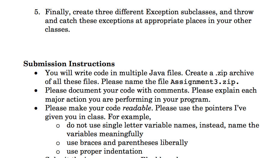 The Problem For this assignment, you are going to | Chegg.com