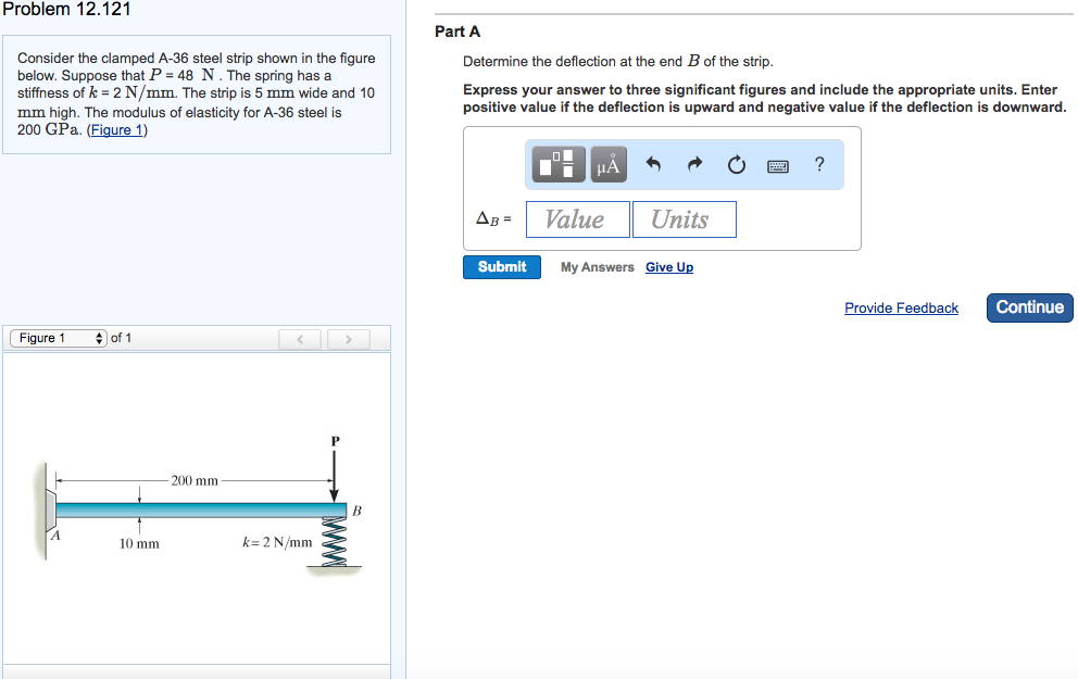 Solved Consider the clamped A-36 steel strip shown in the | Chegg.com