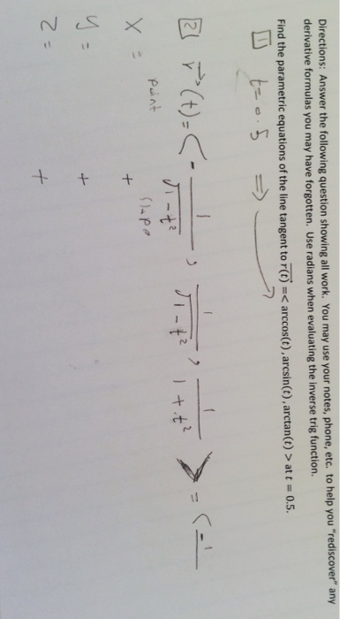 Solved Directions: Answer The Following Question Showing All | Chegg.com