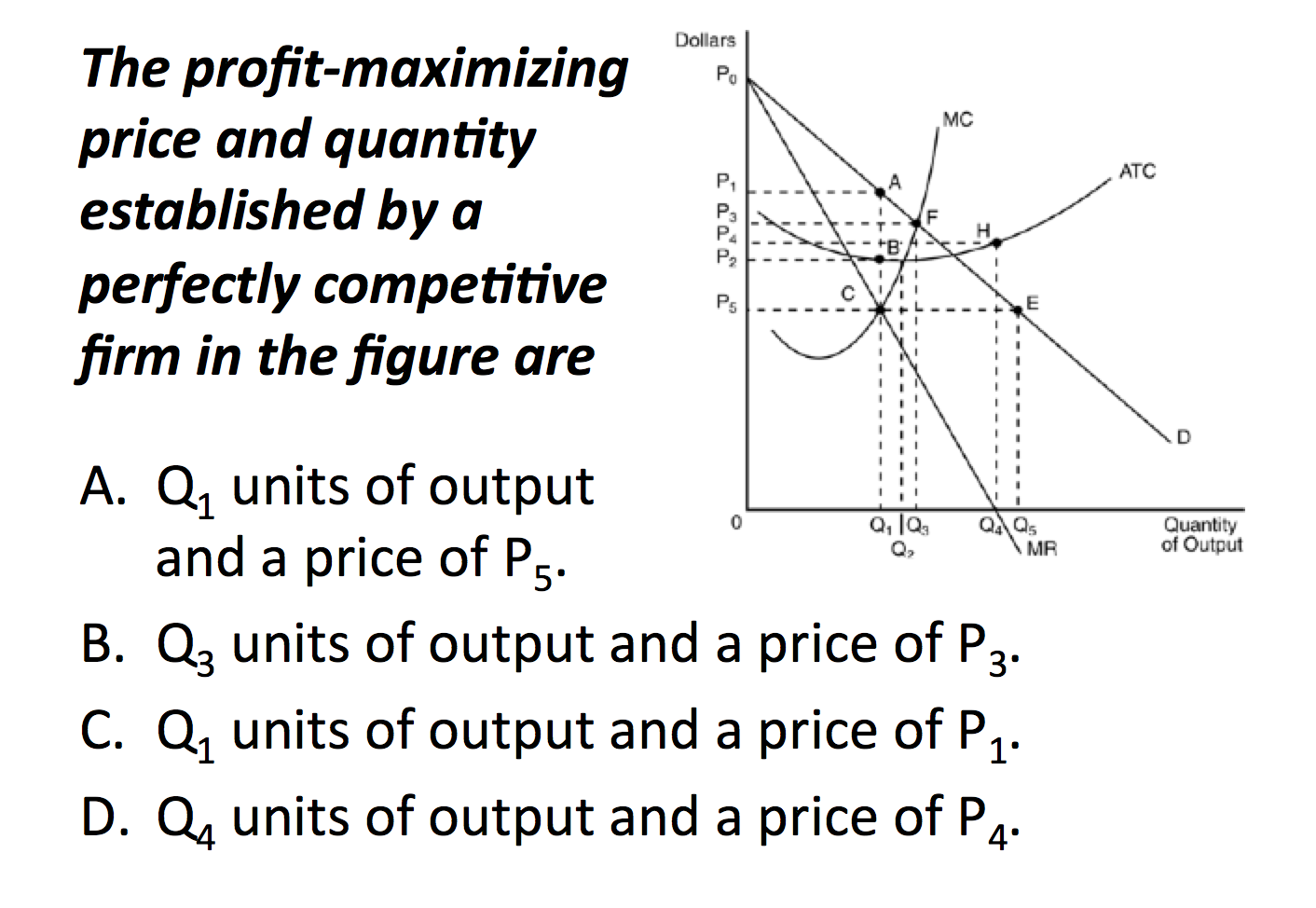 solved-the-profit-maximizing-price-and-quantity-established-chegg