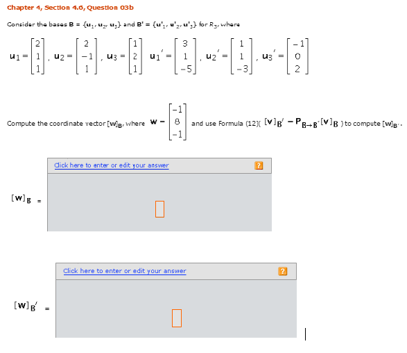 Solved Consider The Base B = {u_1, U_2, U_3} And B' = {u'_1, | Chegg.com