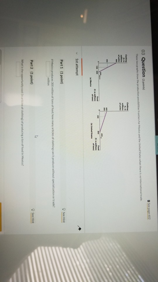 Solved a See page 602 03 Question (2 points) These two | Chegg.com