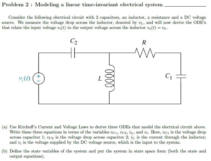 Consider the following electrical circuit with 2