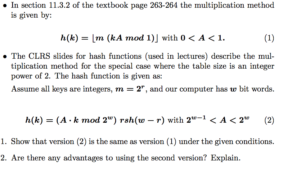 Solved In section of the textbook page the multiplication | Chegg.com
