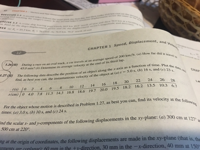 Solved: During A Race On A Oval Track A Car Travels At An | Chegg.com