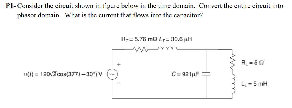 Solved Consider the circuit shown in figure below in the | Chegg.com