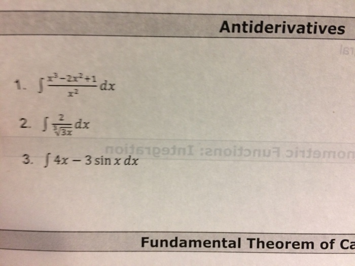 integral 2x 3x 2 dx