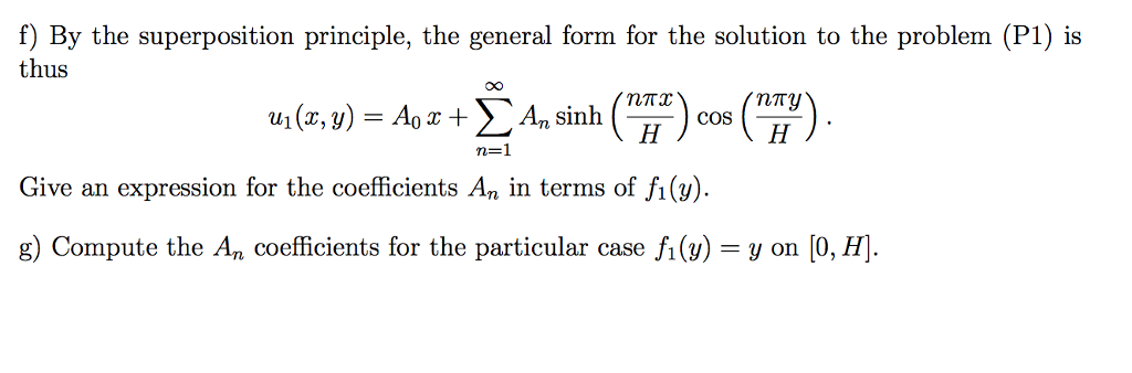 Exercise 1 (Laplace equation with rectangular | Chegg.com