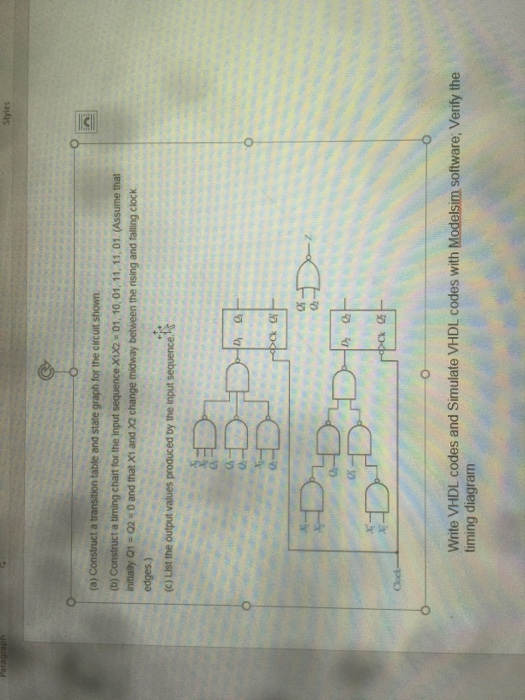 Solved Construct a transition table and state graph for the | Chegg.com