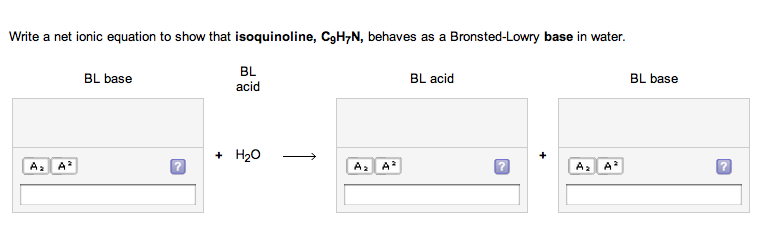 Solved Write a net ionic equation to show that pyridine, | Chegg.com