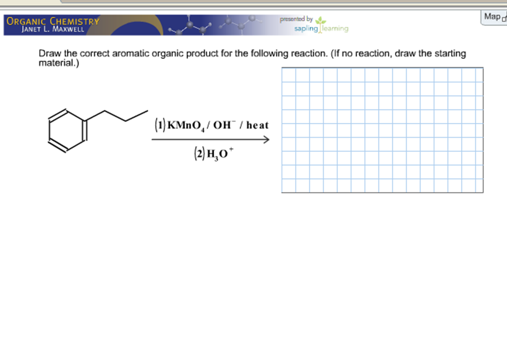 Draw The Correct Product For The Following Reaction