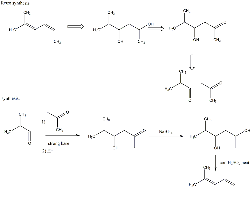 Solved Ch3 Retro Synthesis Ch3 Ch3 Oh H3c H3c Oh Ch3 H3c Oh 3226