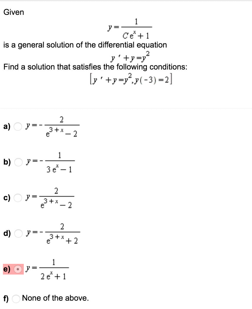 Solved Find the general solution of y' = 4x (9 + y^2) y = | Chegg.com