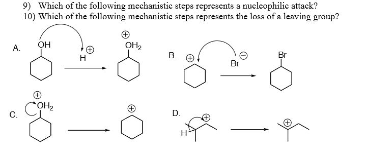 Solved Which of the following mechanistic steps represents a | Chegg.com