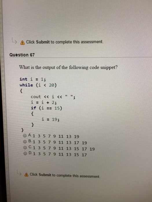 What Is The Output Of The C Program Mcq