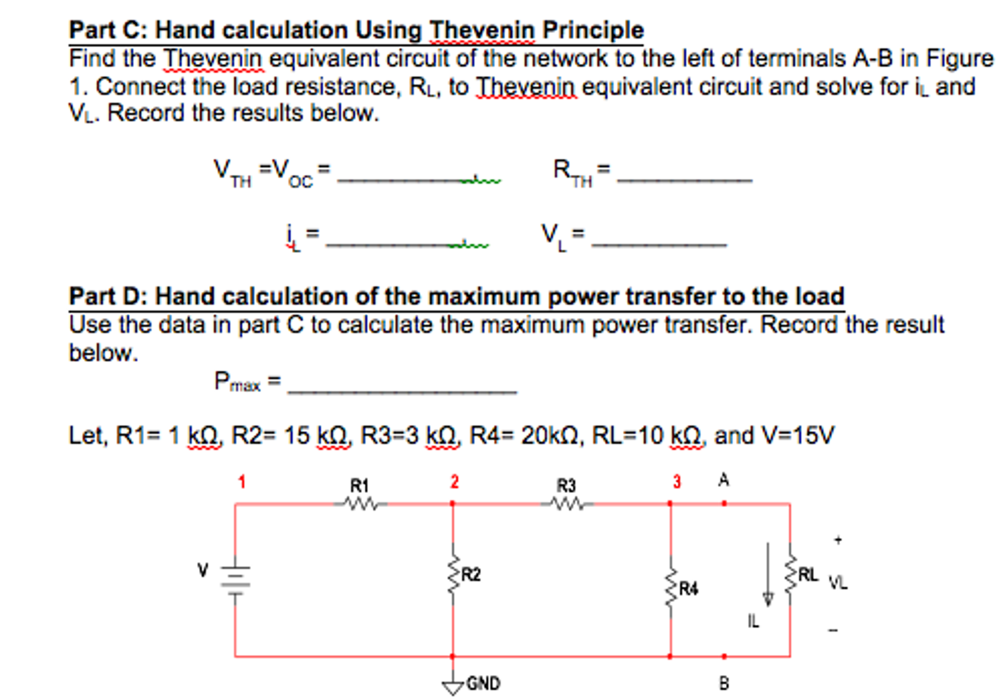 Solved Find the Thevenin equivalent circuit of the network | Chegg.com