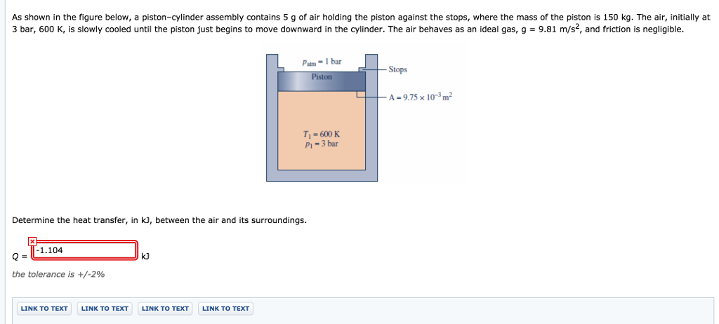 Solved As Shown In The Figure Below, A Piston-cylinder | Chegg.com