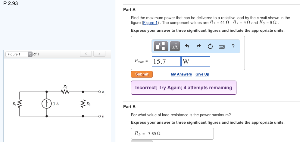 Solved Find the maximum power that can be delivered to a | Chegg.com