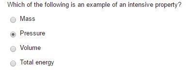 Solved Which of the following is an example of an intensive | Chegg.com
