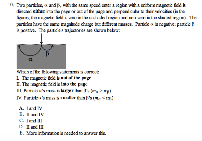 Solved Two Particles Alpha And Beta With The Same Speed Chegg Solved Two Particles Alpha And Beta With The Same Speed Chegg