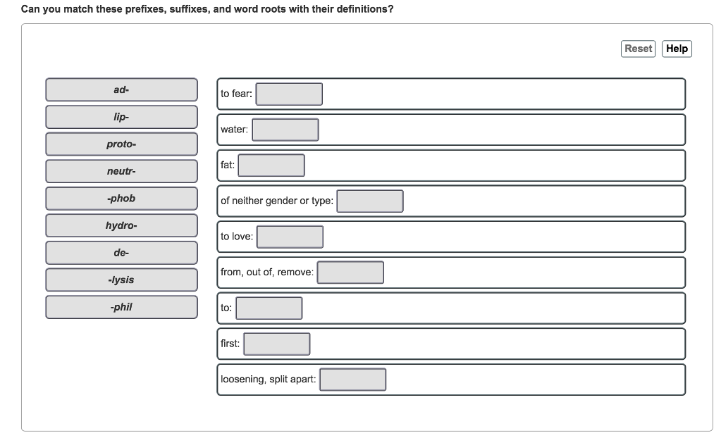 rely suffix