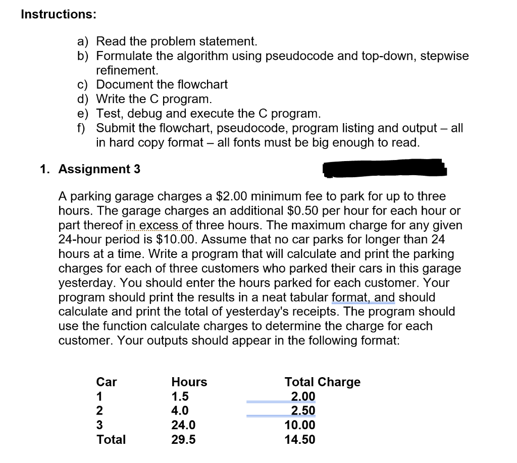 Solved Instructions: A) Read The Problem Statement B) | Chegg.com