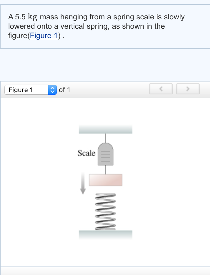 Solved A) What Does The Spring Scale Read Just Before The...