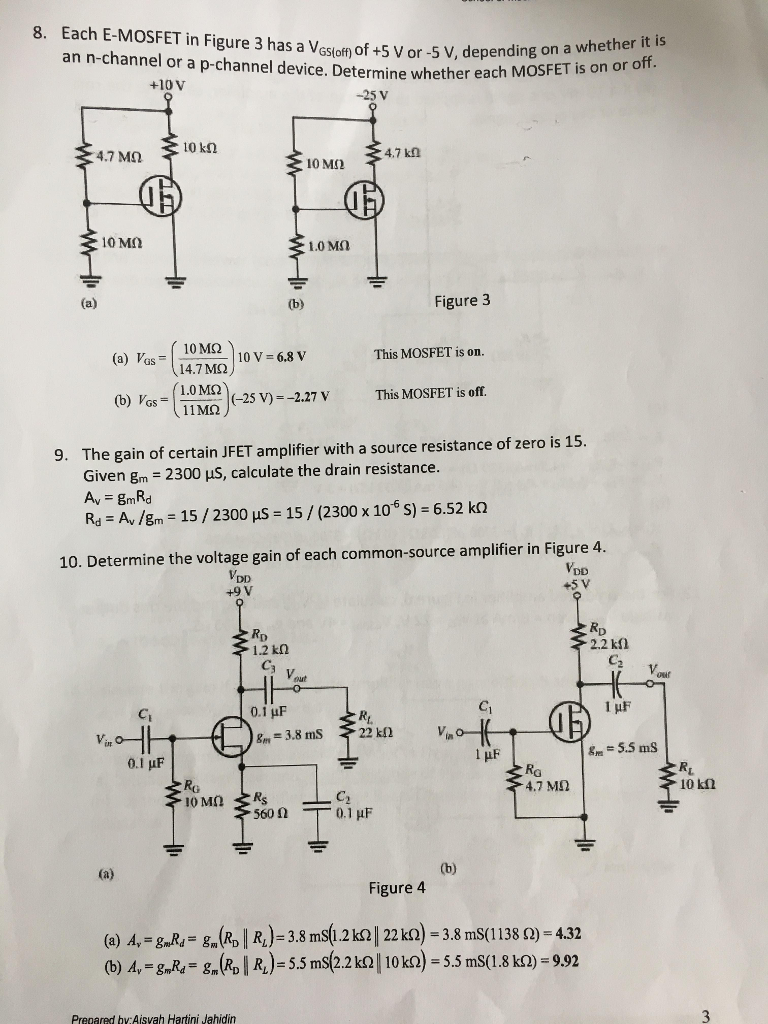 Solved B, Transistor Bias Circuits, BJT Amplifiers FETs And | Chegg.com