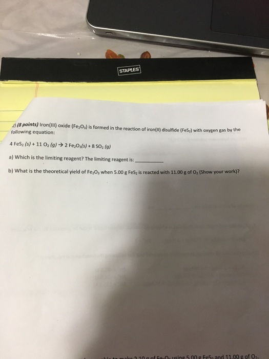 solved-iron-lll-oxide-fe-2o-2-is-formed-in-the-reaction-chegg